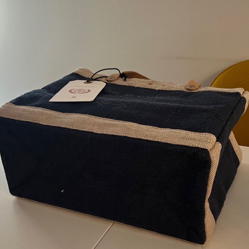 Apolis Global Citizen Jute Tote: Floral Bouquet Design Orig $78 - Picture 8 of 10